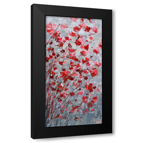Sakura Tree II Black Modern Wood Framed Art Print with Double Matting by Coolick, Ann Marie