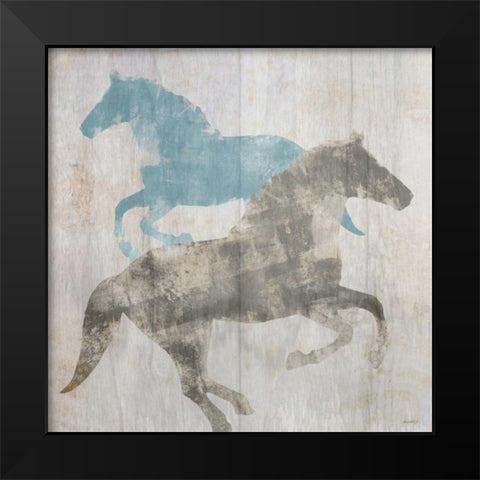 Equine I Black Modern Wood Framed Art Print by Meneely, Dan
