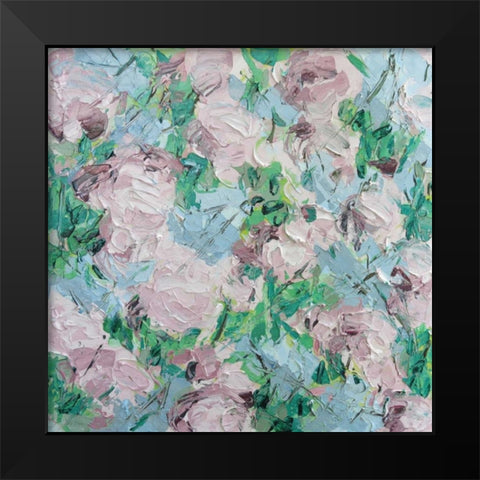 Kwanzan Cherry Black Modern Wood Framed Art Print by Coolick, Ann Marie