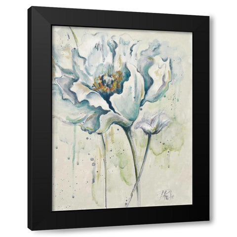 Fresh Poppies I Black Modern Wood Framed Art Print by Pinto, Patricia