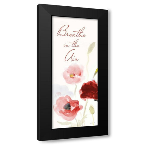 Breathe in the Air Black Modern Wood Framed Art Print by Loreth, Lanie