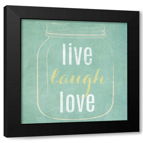 Mason Jar Type I Black Modern Wood Framed Art Print with Double Matting by SD Graphics Studio