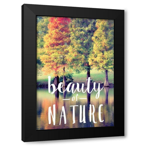 Beauty Of Nature Black Modern Wood Framed Art Print by Peck, Gail