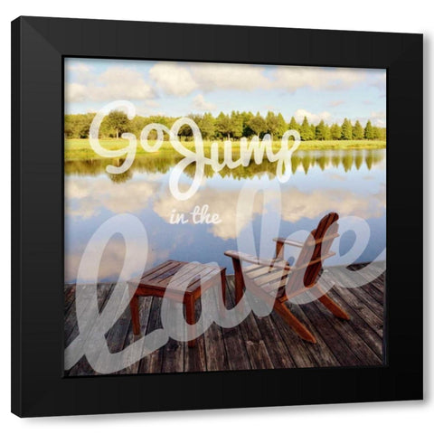 September Afternoon Black Modern Wood Framed Art Print by Peck, Gail