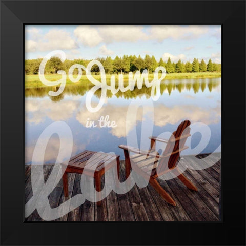 September Afternoon Black Modern Wood Framed Art Print by Peck, Gail