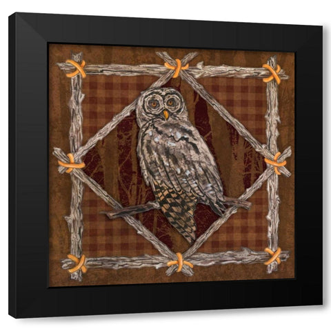 Elements of Nature I Black Modern Wood Framed Art Print with Double Matting by Baliko, Linda