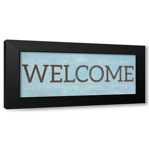 Family Phrase III Black Modern Wood Framed Art Print with Double Matting by Studio, Sd Graphics