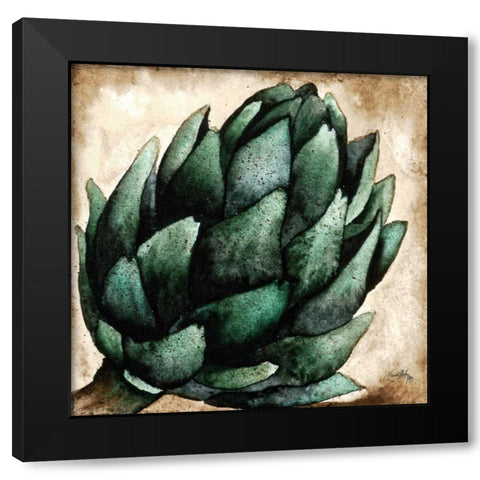 Garden Pick II Black Modern Wood Framed Art Print with Double Matting by Medley, Elizabeth