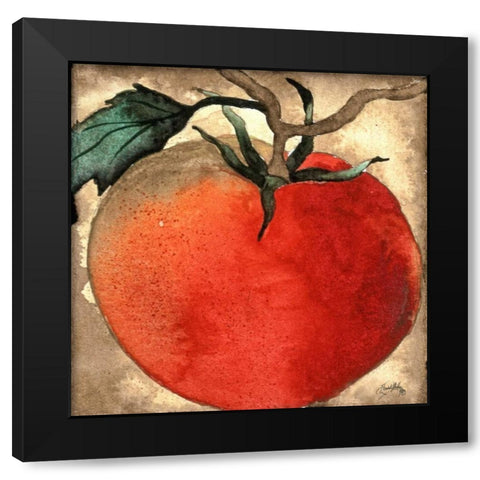 Garden Pick I Black Modern Wood Framed Art Print with Double Matting by Medley, Elizabeth