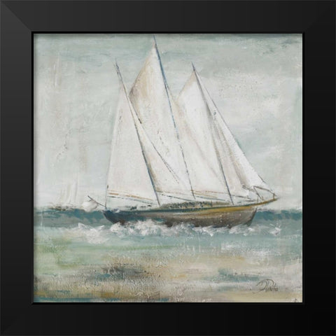 Cape Cod Sailboat II Black Modern Wood Framed Art Print by Pinto, Patricia