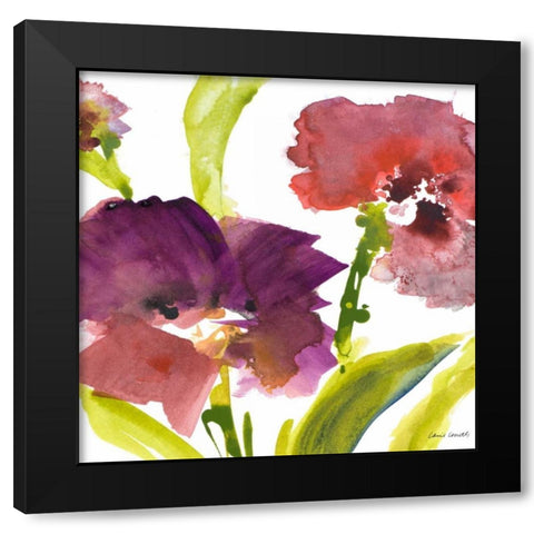 Violet le Povat Square I Black Modern Wood Framed Art Print by Loreth, Lanie