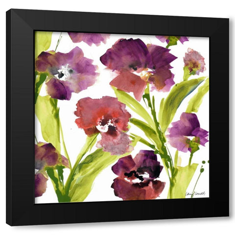 Violet le Povat Square III Black Modern Wood Framed Art Print by Loreth, Lanie