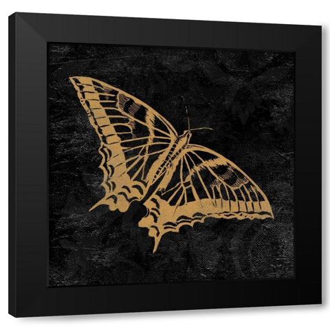 Elegant Paris Gold V Black Modern Wood Framed Art Print by Baliko, Linda