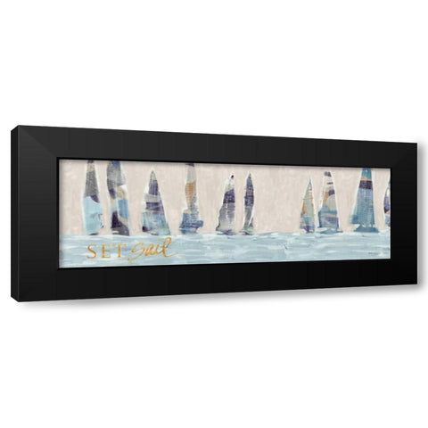 Sailing Inspiration I Black Modern Wood Framed Art Print by Meneely, Dan
