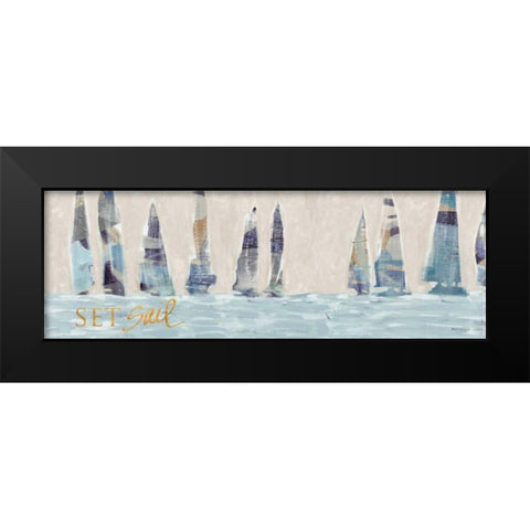 Sailing Inspiration I Black Modern Wood Framed Art Print by Meneely, Dan