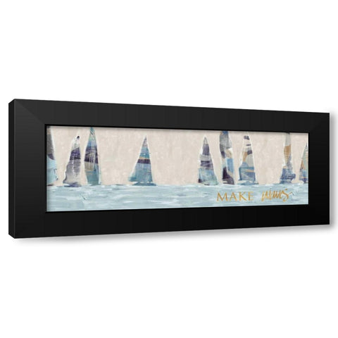 Sailing Inspiration II Black Modern Wood Framed Art Print by Meneely, Dan