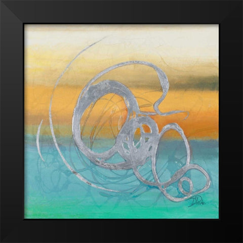 Runaway I Black Modern Wood Framed Art Print by Pinto, Patricia