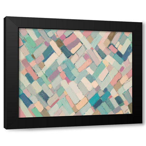 Infinity Pastels Black Modern Wood Framed Art Print with Double Matting by Coolick, Ann Marie