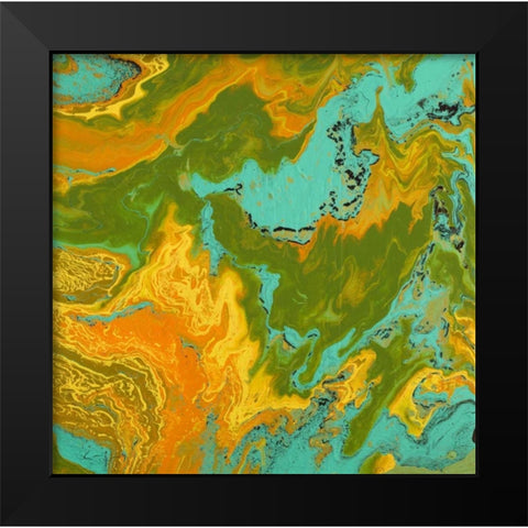 Explore Black Modern Wood Framed Art Print by Mercado, M.