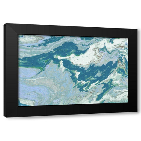 Explore the Space Black Modern Wood Framed Art Print with Double Matting by Mercado, M.
