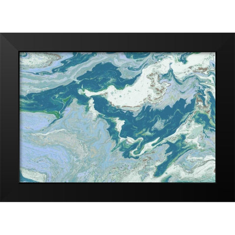 Explore the Space Black Modern Wood Framed Art Print by Mercado, M.