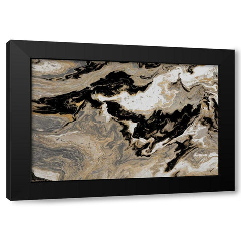Explore the Dark Black Modern Wood Framed Art Print with Double Matting by Mercado, M.