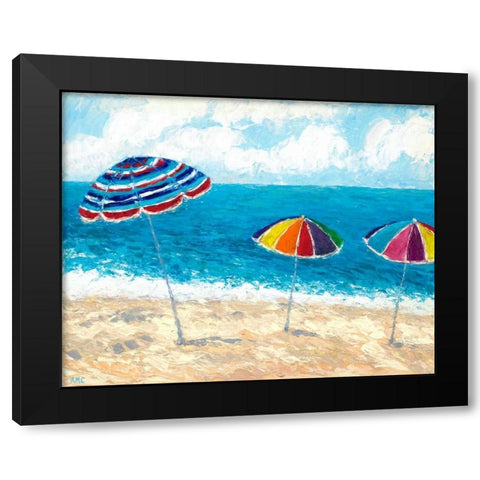 At The Shore I Black Modern Wood Framed Art Print with Double Matting by Coolick, Ann Marie