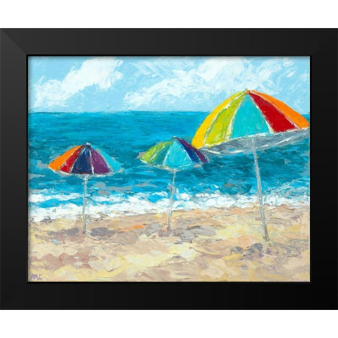 At The Shore II Black Modern Wood Framed Art Print by Coolick, Ann Marie