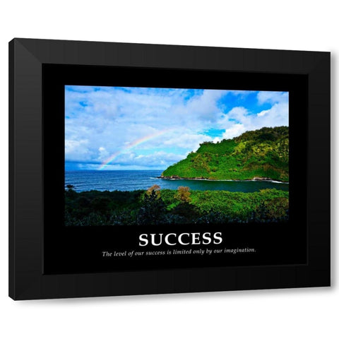 Success Black Modern Wood Framed Art Print by Nawrocke, Bruce
