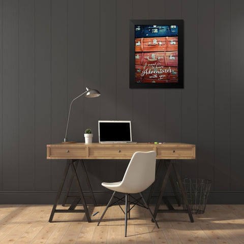 Eastern Travels I Black Modern Wood Framed Art Print by Bryant, Susan