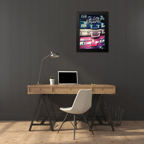 Eastern Travels II Black Modern Wood Framed Art Print by Bryant, Susan