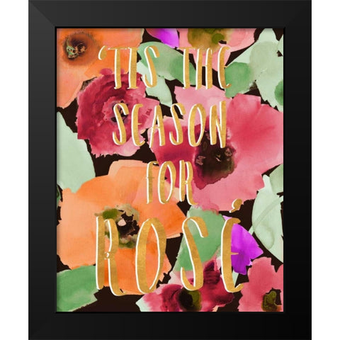 Belle Words I Black Modern Wood Framed Art Print by Loreth, Lanie