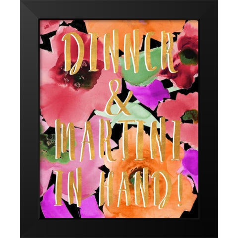 Belle Words II Black Modern Wood Framed Art Print by Loreth, Lanie