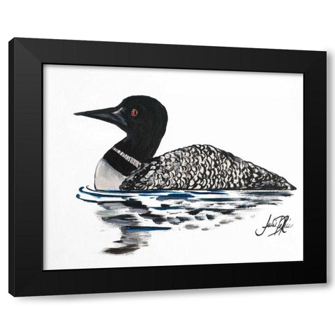 A Day Beside The Lake I Black Modern Wood Framed Art Print with Double Matting by DeRice, Julie