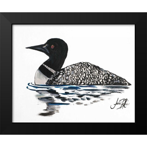 A Day Beside The Lake I Black Modern Wood Framed Art Print by DeRice, Julie