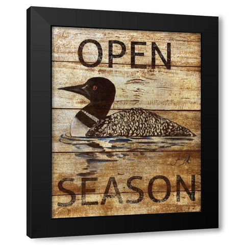 Time to Hunt I Black Modern Wood Framed Art Print with Double Matting by DeRice, Julie
