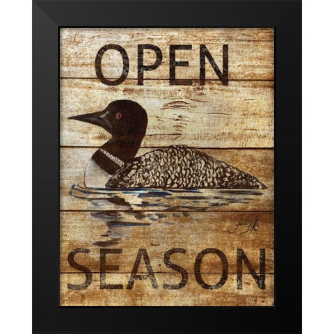 Time to Hunt I Black Modern Wood Framed Art Print by DeRice, Julie