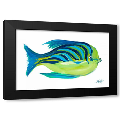 Fishy I Black Modern Wood Framed Art Print by DeRice, Julie