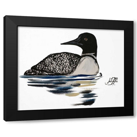 A Day Beside The Lake II Black Modern Wood Framed Art Print with Double Matting by DeRice, Julie