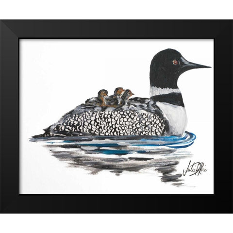 A Day Beside The Lake III Black Modern Wood Framed Art Print by DeRice, Julie