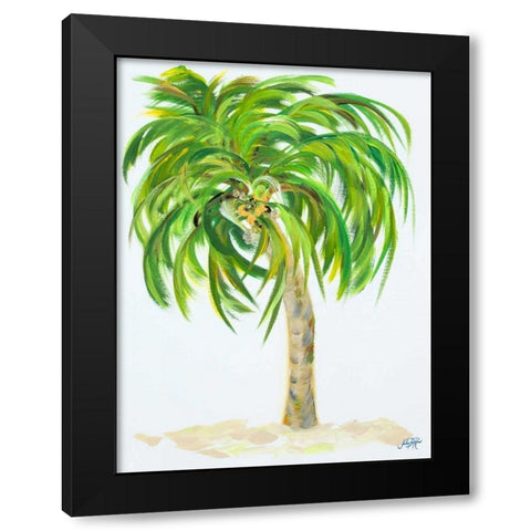 Palm Days III Black Modern Wood Framed Art Print by DeRice, Julie