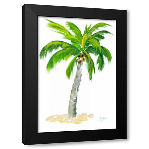 Palm Days V Black Modern Wood Framed Art Print with Double Matting by DeRice, Julie