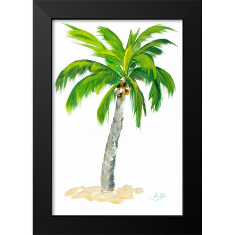 Palm Days V Black Modern Wood Framed Art Print by DeRice, Julie