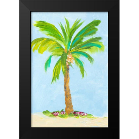 Palm Days II Black Modern Wood Framed Art Print by DeRice, Julie