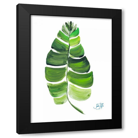Giant Palm Leaf II Black Modern Wood Framed Art Print by DeRice, Julie