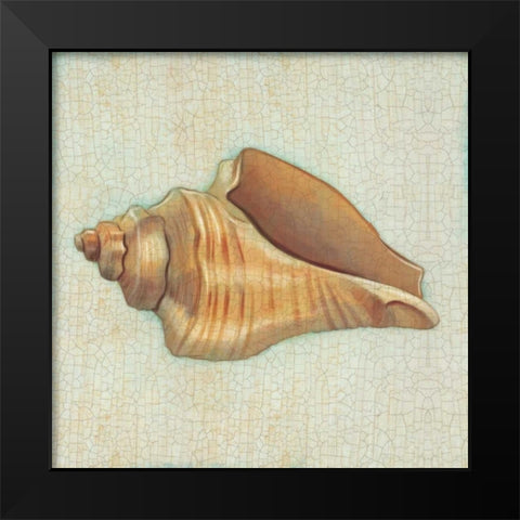 Coastal Treasures II Black Modern Wood Framed Art Print by Josefina