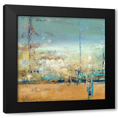 Adventure I Black Modern Wood Framed Art Print with Double Matting by Pinto, Patricia