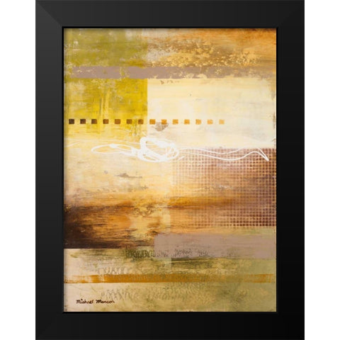 Warmth Coming Through I Black Modern Wood Framed Art Print by Marcon, Michael