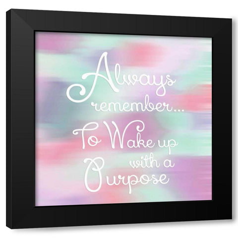 Remember II Black Modern Wood Framed Art Print by Coolick, Ann Marie