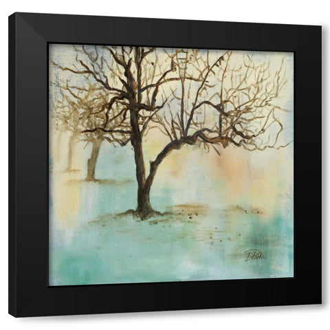 Serene Forest II Black Modern Wood Framed Art Print by Pinto, Patricia